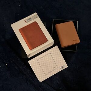 Ridge Tan Leather Wallet